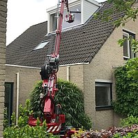 Glaszuiger minihijskraan Hoeflon C6