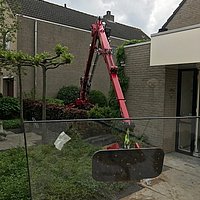 Compactkraan met glaszuiger Papendrecht